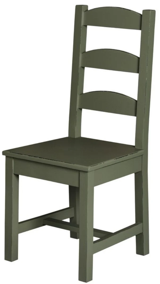 Casa Padrino Landhausstil Esszimmerstuhl 48 x 41 x H. 93 cm - Verschiedene Farben - Shabby Chic Esszimmermöbel