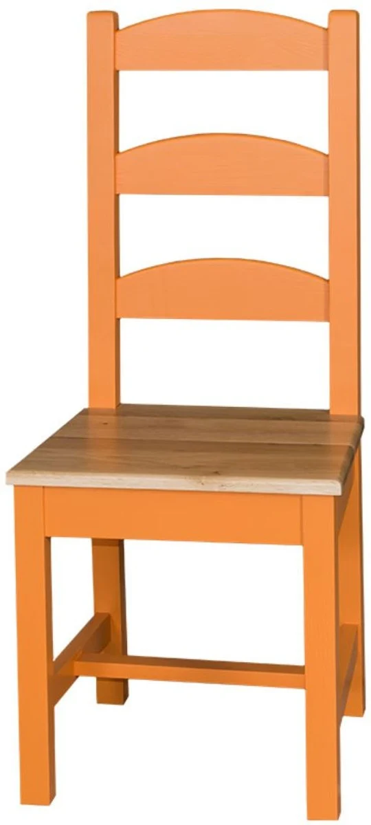 Casa Padrino Landhausstil Esszimmerstuhl 48 x 41 x H. 93 cm - Verschiedene Farben - Esszimmermöbel