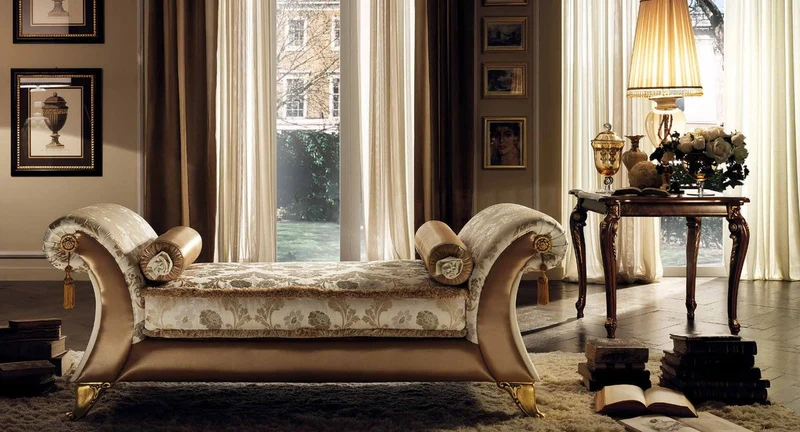 Casa Padrino Luxus Barock Sitzbank Creme / Mehrfarbig / Braun / Gold - Prunkvolle Bank im Barockstil - Italienische Barock Möbel - Luxus Möbel im Barockstil - Luxus Qualität - Made in Italy