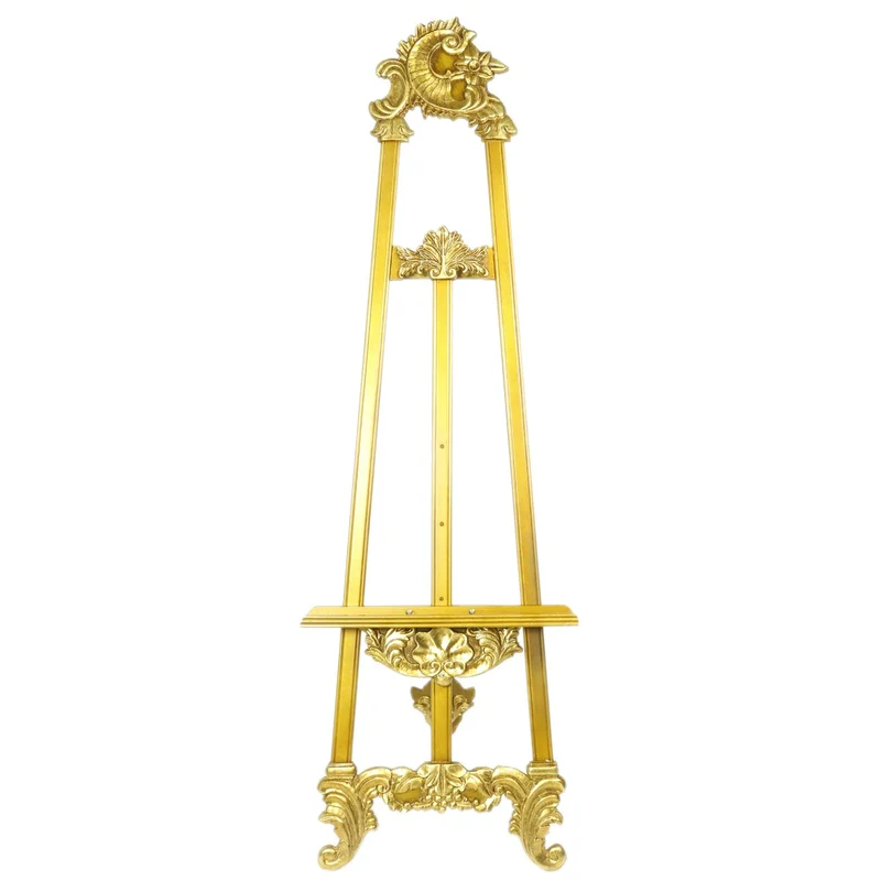 Casa Padrino Barock Schild Ständer in Gold - Hotel, Cafe, Restaurant, Ladeneinrichtung, Shop Einrichtung