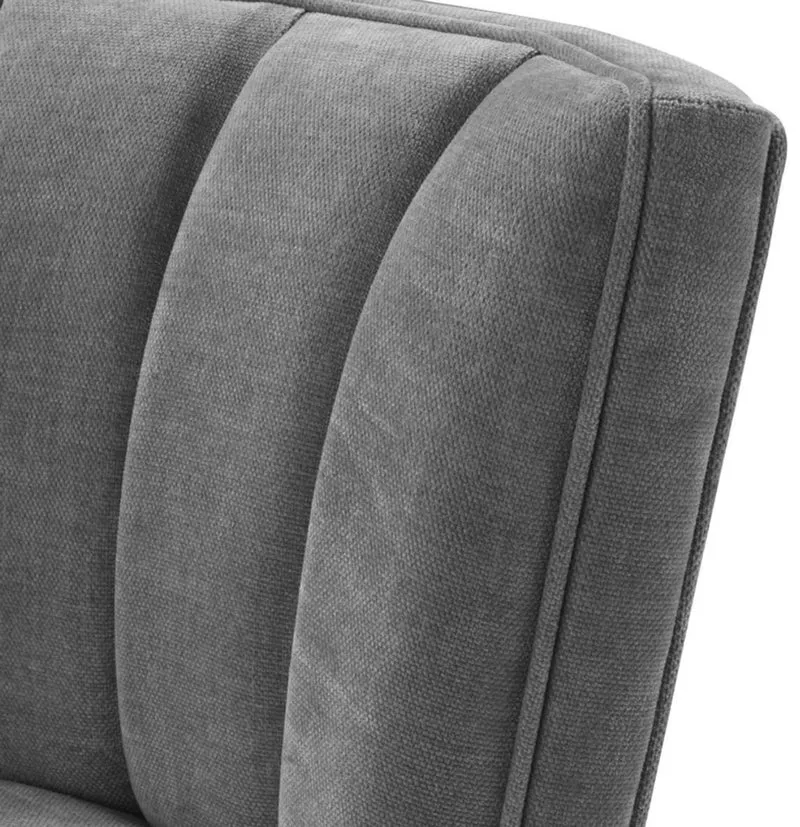 Casa Padrino Luxus Esszimmerstuhl Grau / Schwarz 51 x 62 x H. 82 cm - Luxus Esszimmer Möbel