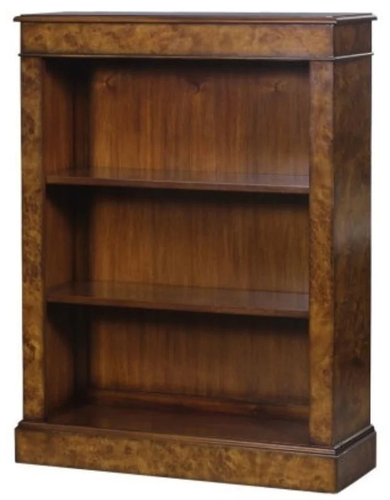 Casa Padrino Luxus Bücherschrank Braun 91 x 31 x H. 123 cm - Luxus Büromöbel