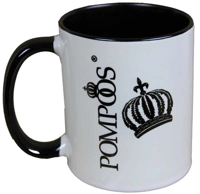 Casa Padrino Luxus Tasse Hund mit Abendkleid von Harald Glööckler Pompöös - 9,5cm x 8,5cm - 320ml