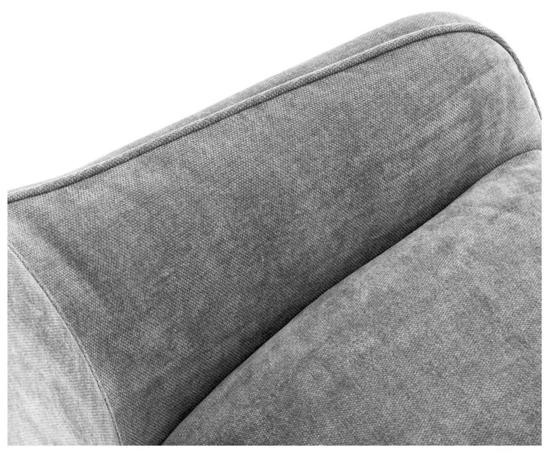 Casa Padrino Drehsessel Grau / Silber 76 x 80 x H. 82 cm - Luxus Möbel