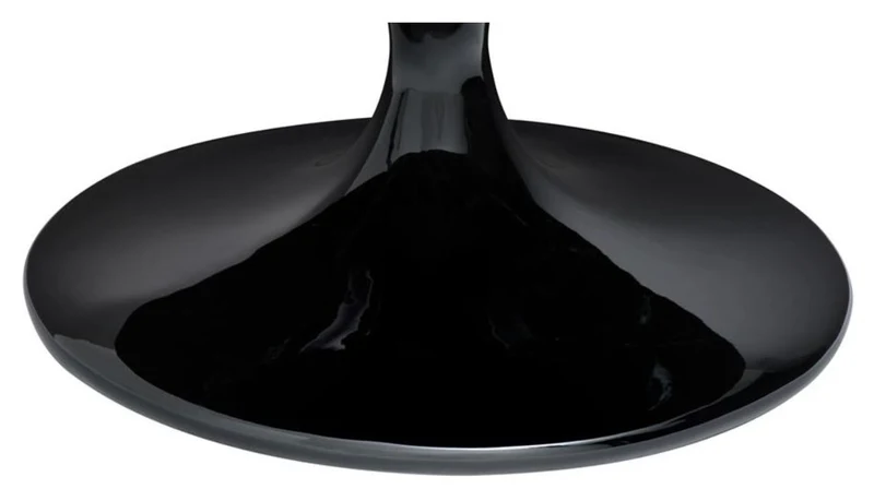 Casa Padrino Luxus Couchtisch in Schwarz und Messingfarben - Ø 90 x H. 41 cm - Runder Wohnzimmertisch im modernen Stil