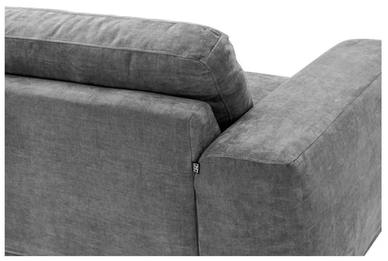 Casa Padrino Luxus Oversize Sessel in Grau 158 x 93 x H. 80 cm - Hochwertiges Hotel Möbelstück