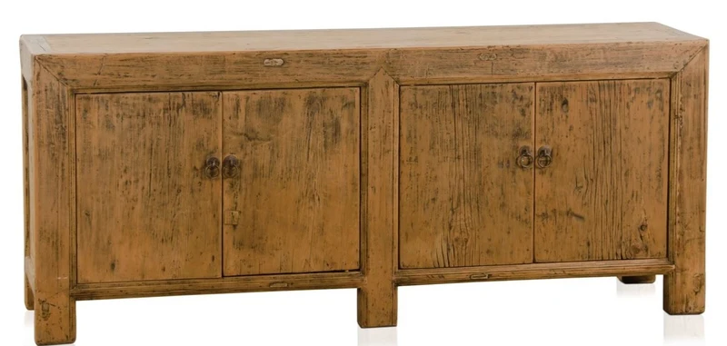 Casa Padrino Landhausstil Sideboard Schrank Antik Stil Braun 160 x 40 x H. 67 cm - Landhausstil Kollektion