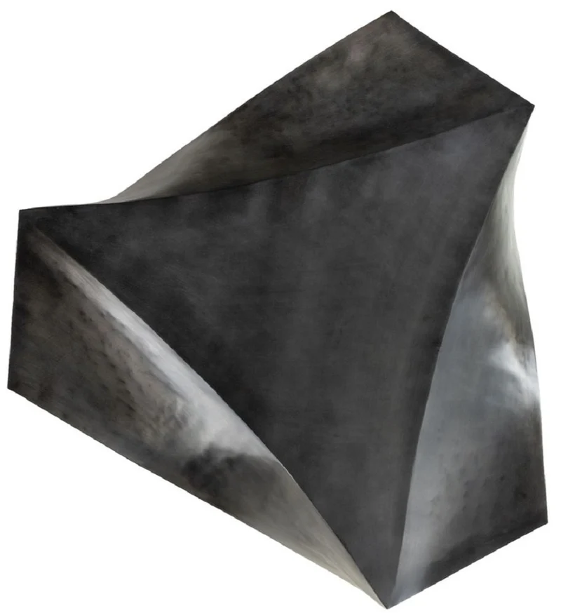 Casa Padrino Designer Stahl Couchtisch Dunkelgrau 107 x 120 x H. 41 cm - Wohnzimmertisch - Designer Wohnzimmer Möbel