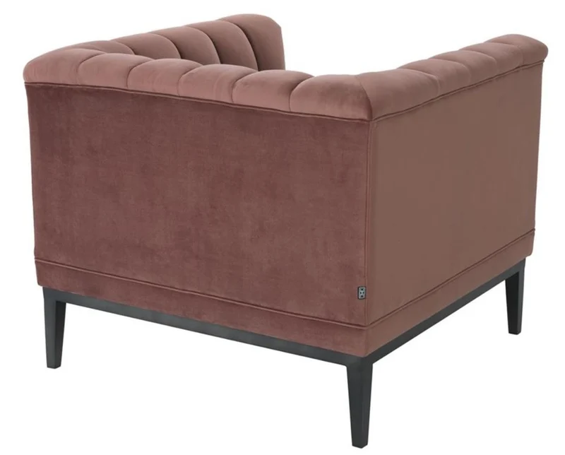 Casa Padrino Luxus Sessel Altrosa 89 x 86 x H. 75 cm - Wohnzimmermöbel