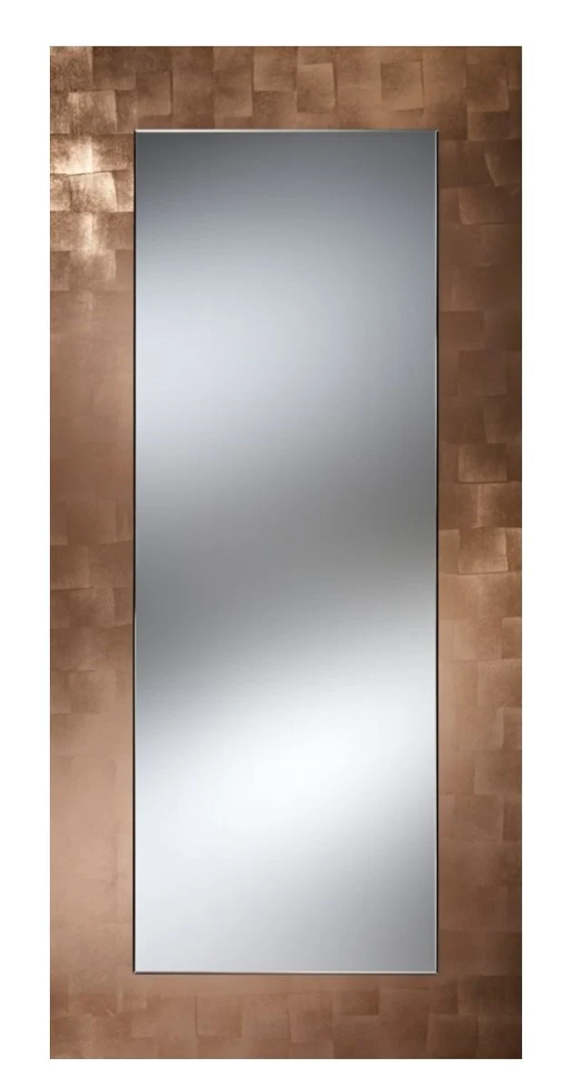 Casa Padrino Luxus Spiegel Kupferfarben 75 x H. 160 cm - Wohnzimmermöbel