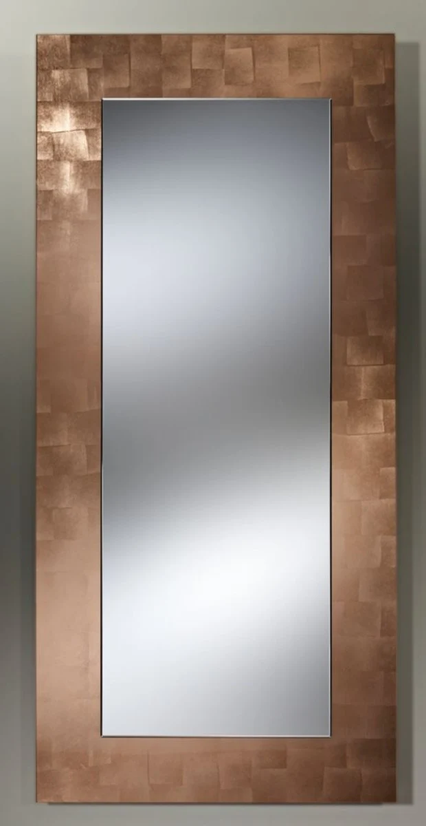 Casa Padrino Luxus Spiegel Kupferfarben 75 x H. 160 cm - Wohnzimmermöbel