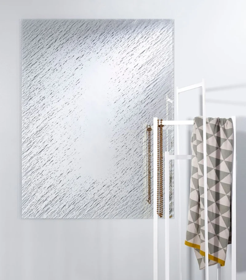 Casa Padrino Luxus Wandspiegel Silber 100 x H. 132 cm - Designer Hotel Accesoires