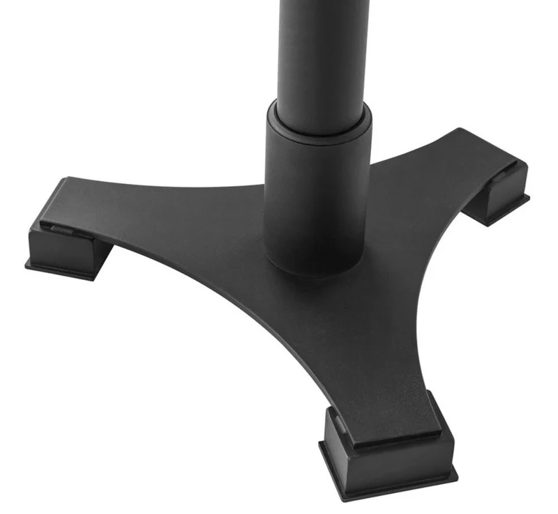 Casa Padrino Luxus Bartisch Rund Schwarz / Messingfarben Ø 60 x H. 110 cm - Edler Stehtisch