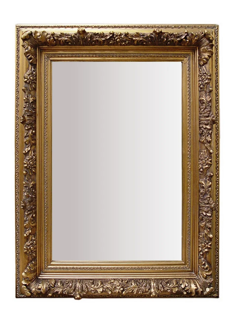Casa Padrino Barock Wandspiegel Gold Höhe 150 cm, Breite 90 cm - Edel & Prunkvoll