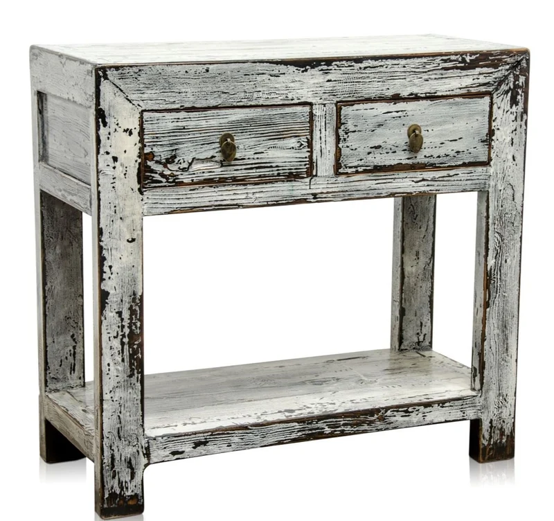 Casa Padrino Landhausstil Konsole Antik Stil Weiß 90 x 40 x H. 85 cm - Landhausstil Möbel
