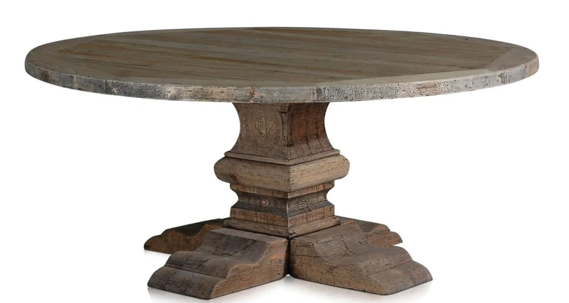 Casa Padrino Luxus Esszimmer Tisch Naturfarben 180 x H. 76 cm - Esszimmermöbel Esstisch