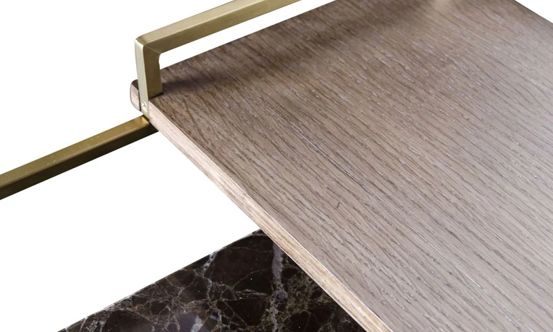 Casa Padrino Luxus Couchtisch Gold 60 x 60 x H. 36,5 cm - Designer Wohnzimmertisch