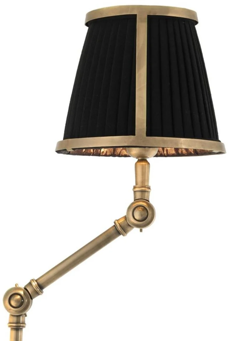 Casa Padrino Luxus Wandleuchte Antik Messing 29 x 17 x H. 77 cm - Hotel Restaurant Kollektion