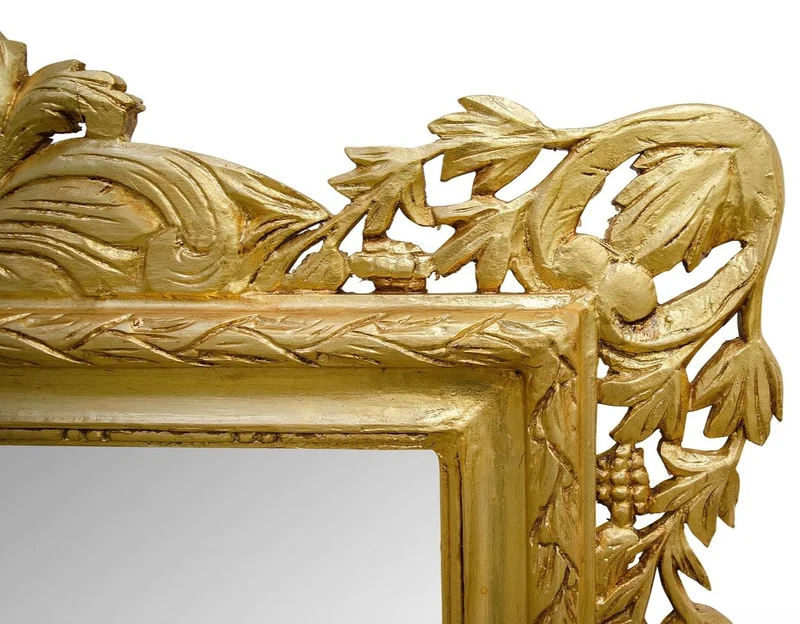 Casa Padrino Antik Stil Wandspiegel Gold 190 x H. 155 cm - Limited Edition