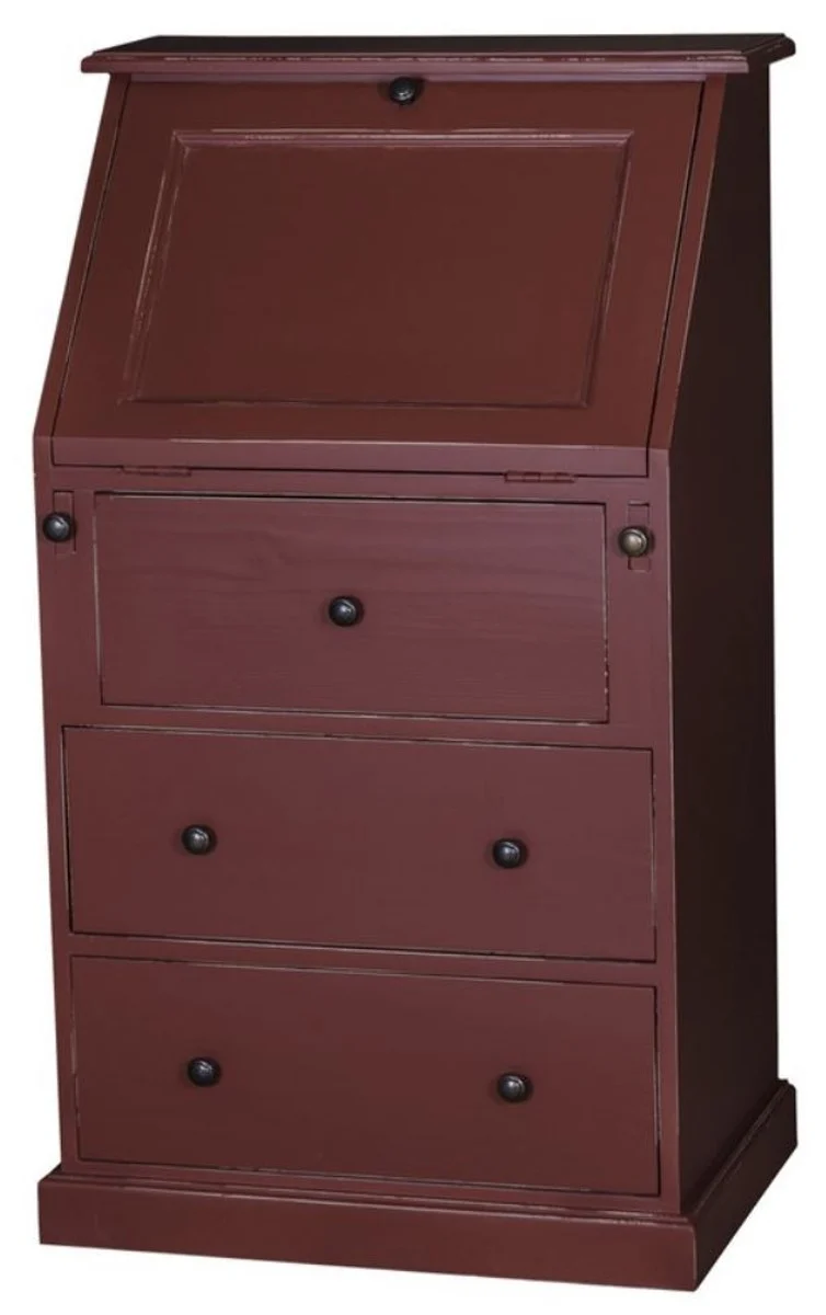 Casa Padrino Landhausstil Sekretär mit 5 Schubladen 65 x 45 x H. 110 cm - Möbel im Landhausstil