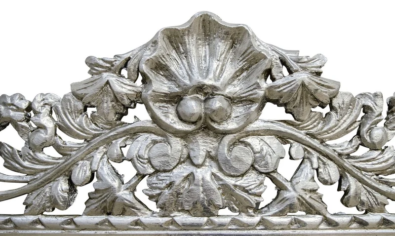 Casa Padrino Barock Spiegel Silber 110 x H. 193 cm - Antik Stil Wandspiegel