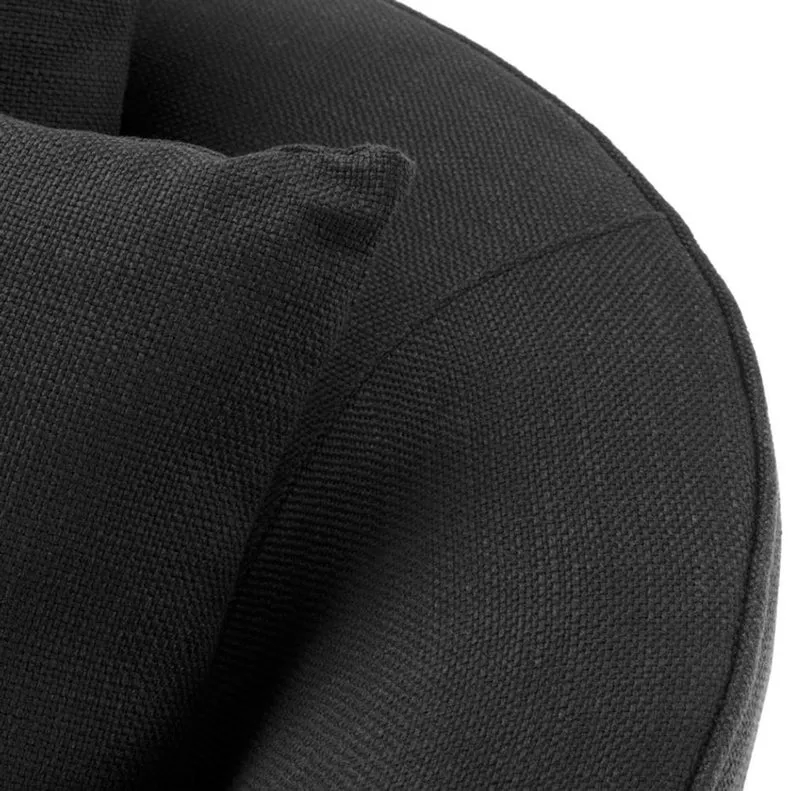 Casa Padrino Luxus Hotel Salon Sessel Schwarz 101 x 91 x H. 72 cm - Wohnzimmer Möbel