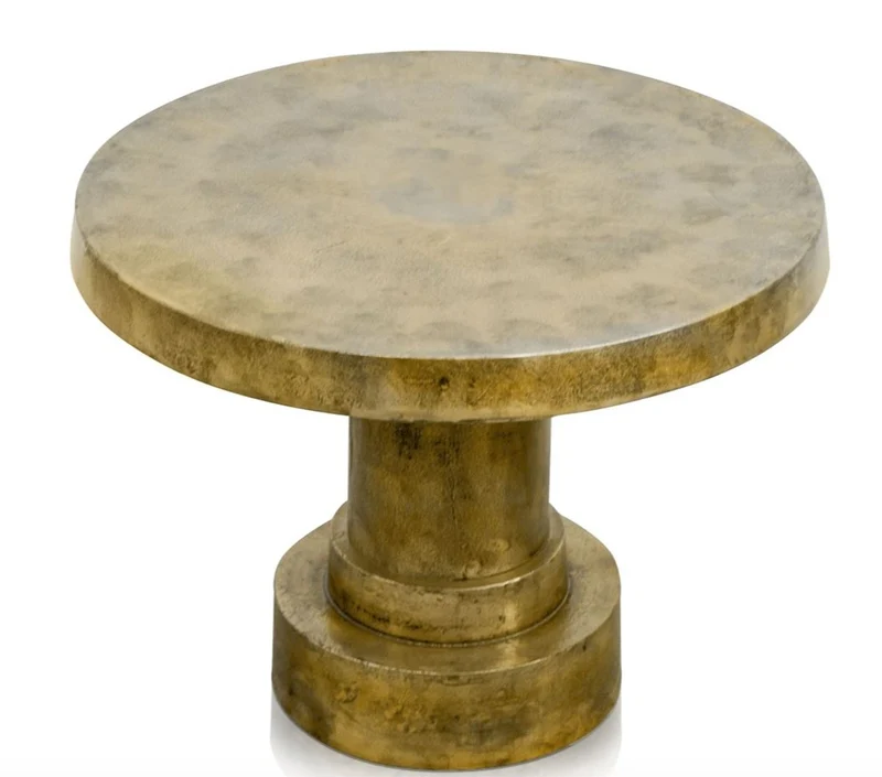 Casa Padrino Beistelltisch Antik Gold 60 x H. 45 cm - Wohnzimmertisch