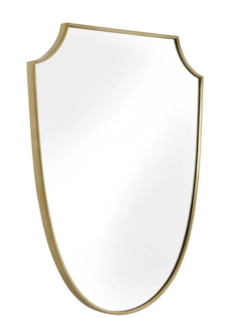 Casa Padrino Luxus Spiegel Messing 61 x H. 72 cm - Designer Wandspiegel
