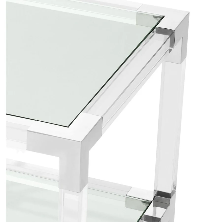 Casa Padrino Wohnzimmer Beistelltisch 60 x 60 x H. 60 cm - Luxus Designer Möbel