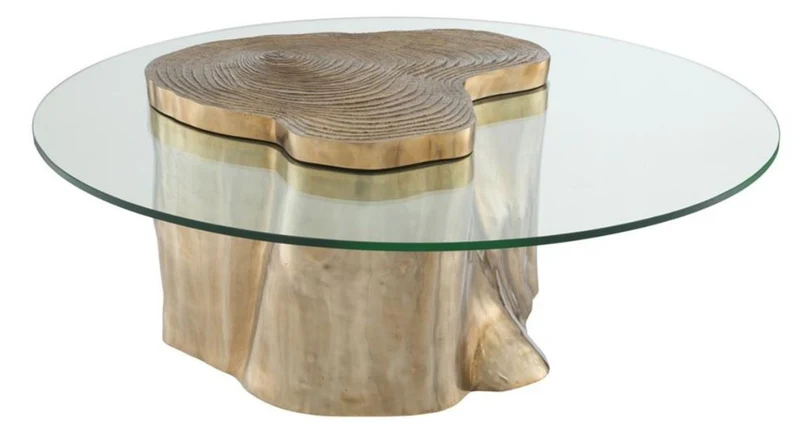 Casa Padrino Luxus Wohnzimmer Couchtisch 120 x H. 46 cm - Luxus Kollektion