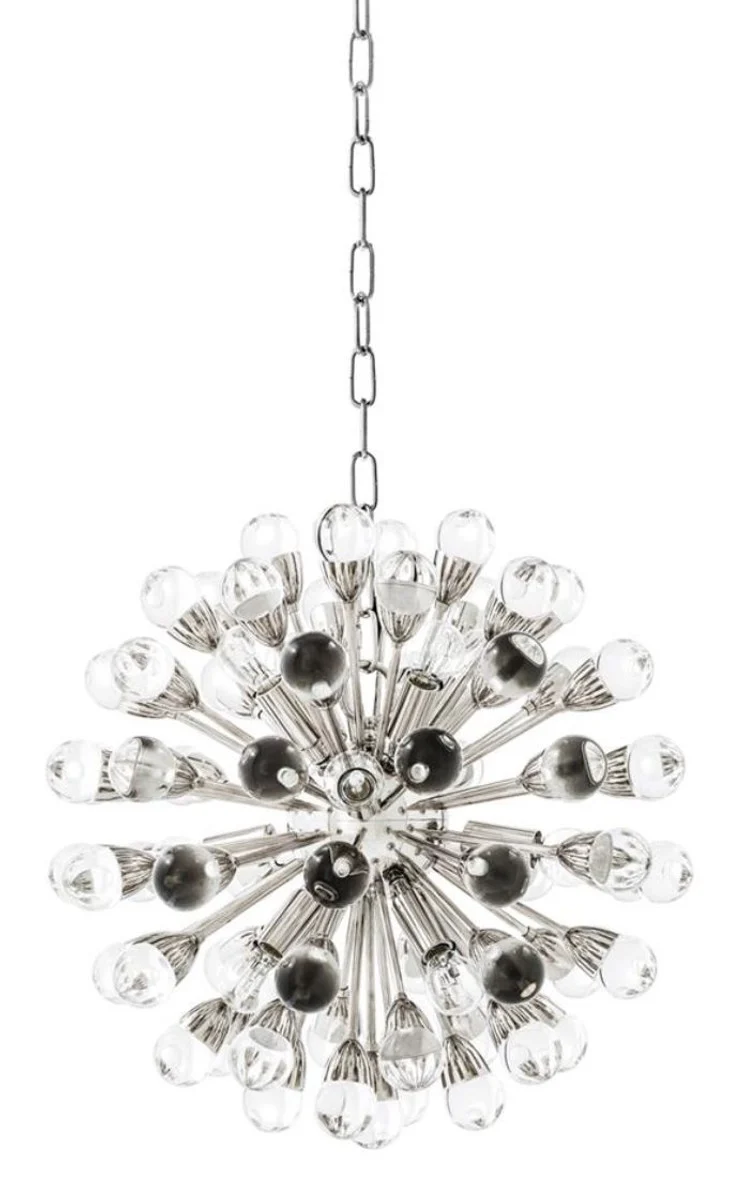 Casa Padrino Luxus Kronleuchter Silber Durchmesser 50 cm - Luxus Hotel Kollektion