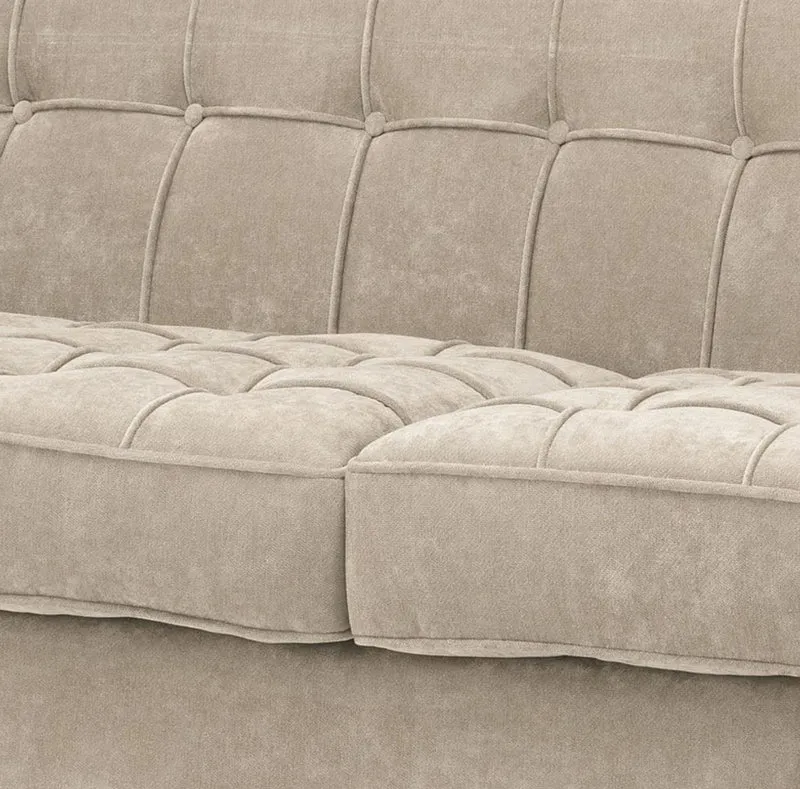 Casa Padrino Luxus Sofa Greige 230 x 81 x H. 78 cm - Luxus Kollektion
