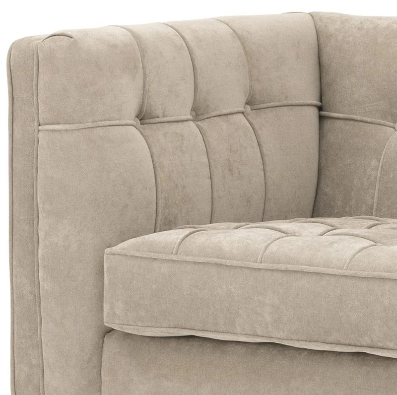 Casa Padrino Luxus Sofa Greige 230 x 81 x H. 78 cm - Luxus Kollektion