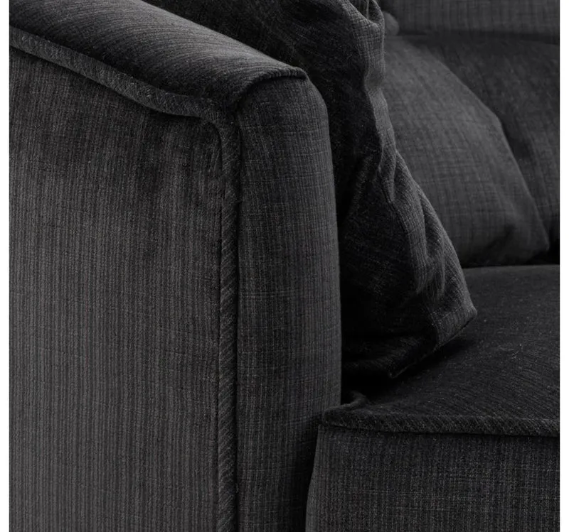 Casa Padrino Drehsessel Schwarz 90 x 86 x H. 72 cm - Luxus Qualität