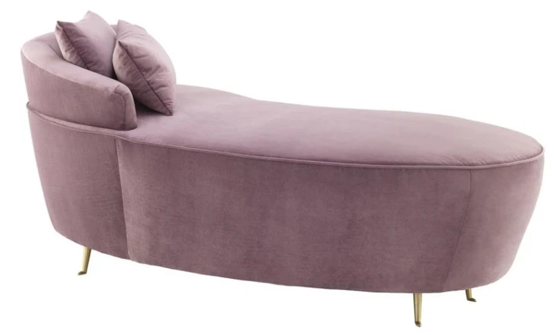 Casa Padrino Designer Sofa Lila 162 x 79 x H. 66 cm - Luxus Möbel