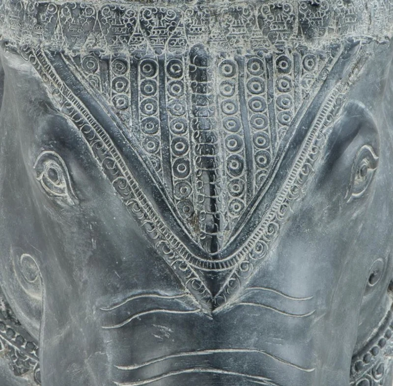 Casa Padrino Luxus Dekoration Aluminium Elefant 90 x 35 x H. 67 cm - Limited Edition
