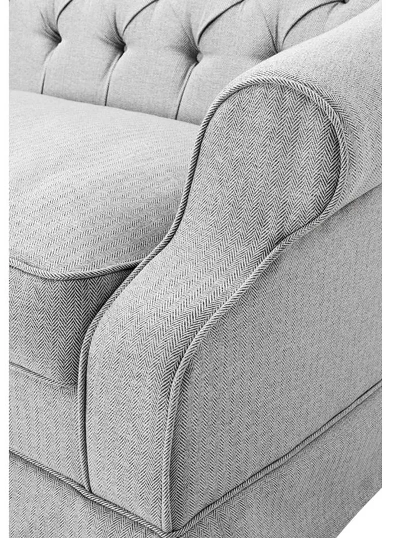 Casa Padrino Designer Sofa Hellgrau 210 x 93 x H. 79 cm - Wohnzimmermöbel