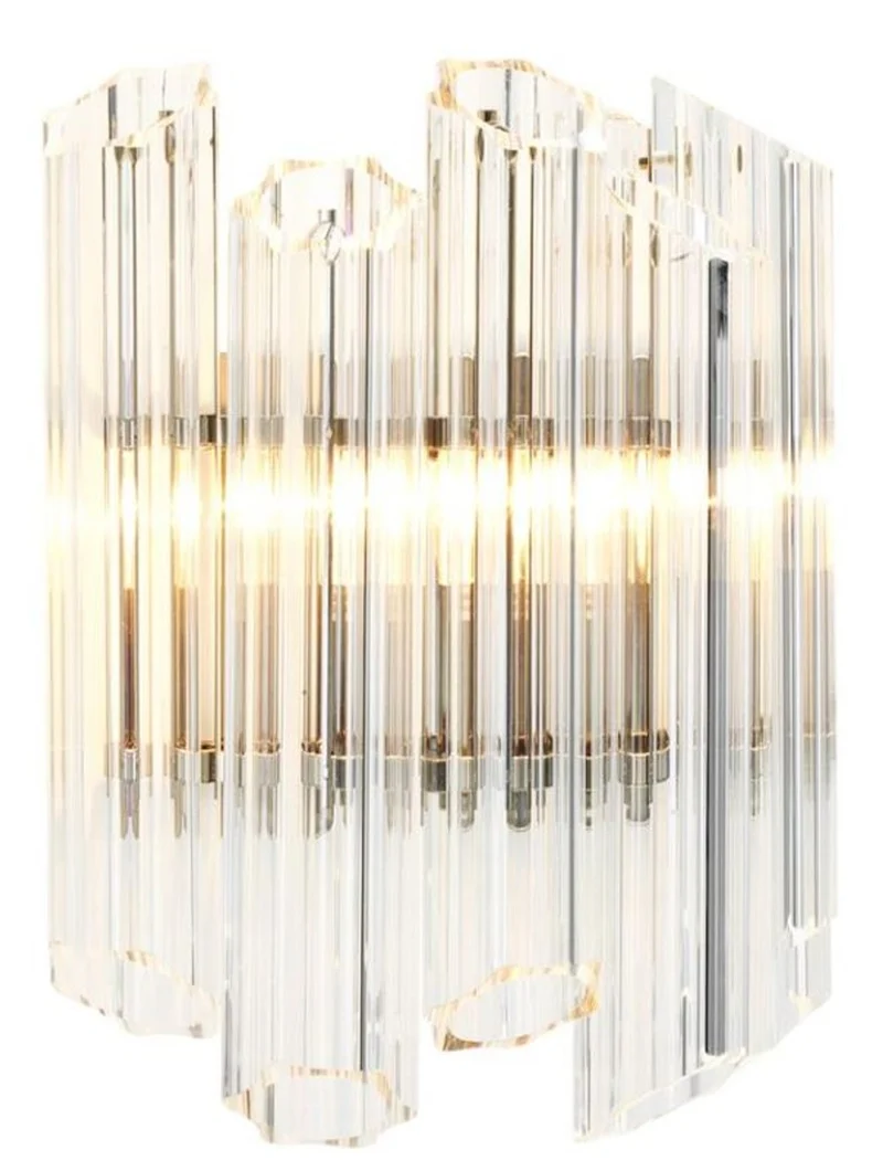 Casa Padrino Luxus Wandleuchte 33 x 17 x H. 32,5 cm - Luxus Qualität