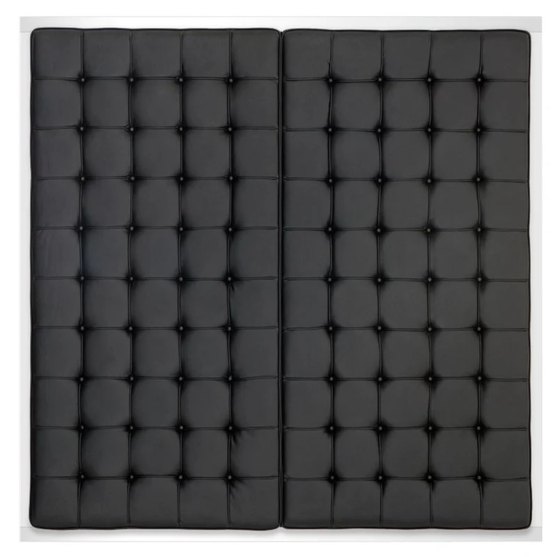 Casa Padrino Luxus Hotel Bett-Kopfteil Schwarz 180 x H. 180 cm - Designer Schlafzimmermöbel