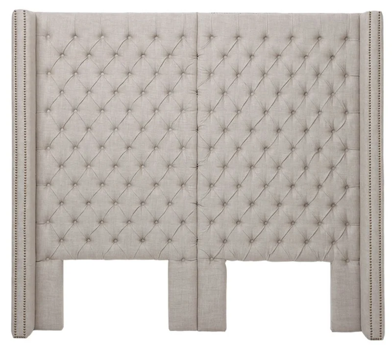 Casa Padrino Luxus Bett-Kopfteil 200 x H. 180 cm - Designer Schlafzimmermöbel