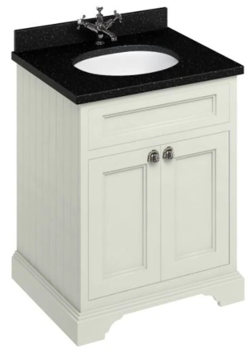 Casa Padrino Luxus Waschschrank / Waschtisch mit Granitplatte und 2 Türen - Limited Edition