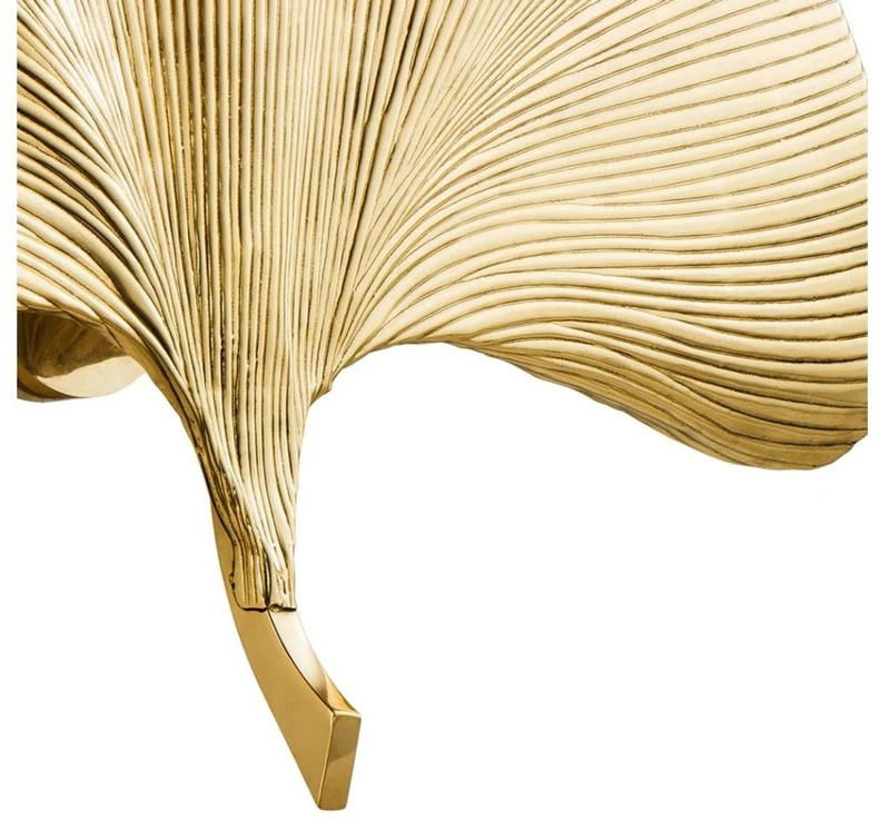 Casa Padrino Designer Wandleuchte Gold 67 x 11 x H. 48 cm - Luxus Wandlampe