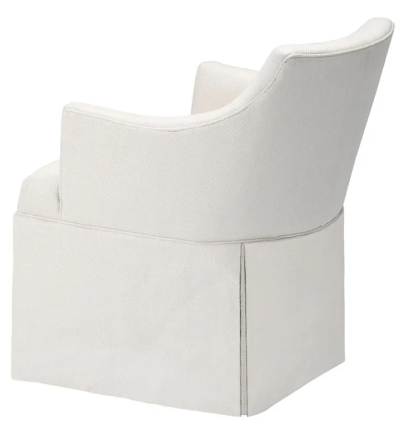 Casa Padrino Designer Sessel Weiß 63 x 63 x H. 81 cm - Luxus Kollektion