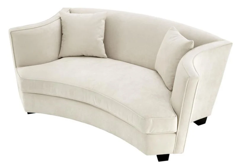 Casa Padrino Designer Sofa Naturfarbig 178 x 107 x H. 72,5 cm - Luxus Kollektion
