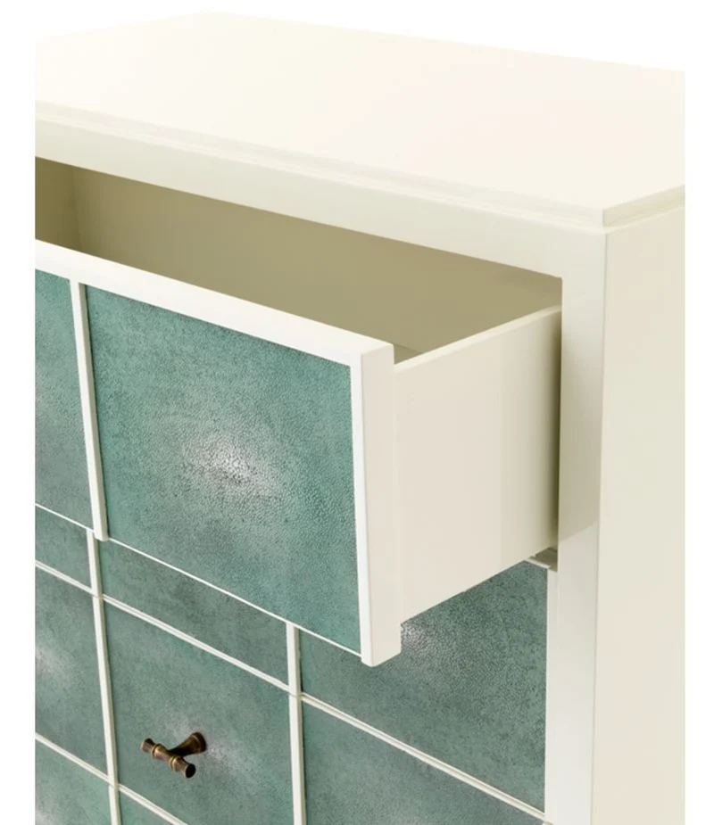 Casa Padrino Luxus Mahagoni Schrank 96,5 x 47,5 x H. 130 cm - Designer Möbel