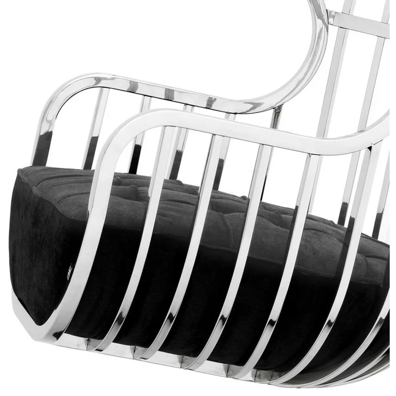 Casa Padrino Luxus Designer Schaukelstuhl - Hotel Kollektion