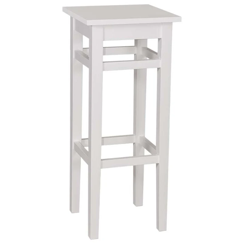 Casa Padrino Landhaus Stil Bar Hocker Massivholz - Shabby Chic Landhaus Stil Barhocker Bar Stuhl
