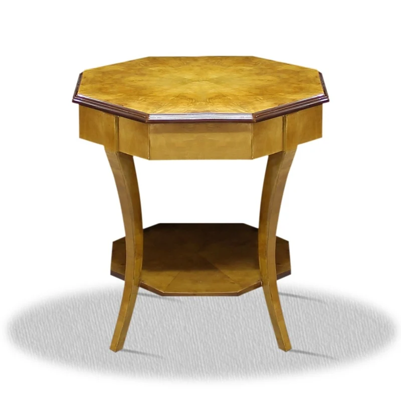 Casa Padrino Art Deco Beistelltisch 60 x 60 x H. 75 cm - Antik Stil Tisch Möbel