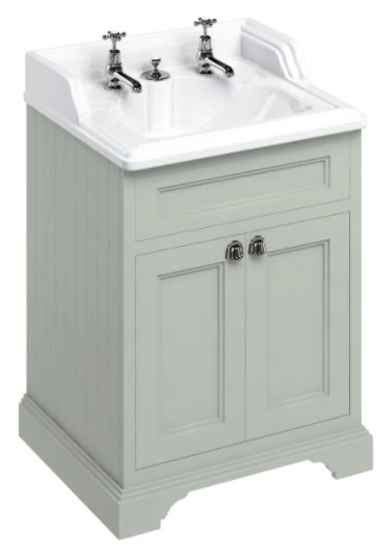 Casa Padrino Luxus Waschschrank / Waschtisch mit 2 Türen 67 x 58 x H. 93 cm