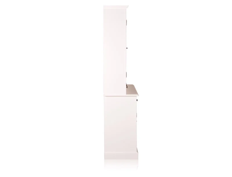 Casa Padrino Landhausstil Wandschrank Antik Weiß 155 x 46 x H. 280 cm - Landhausstil Möbel
